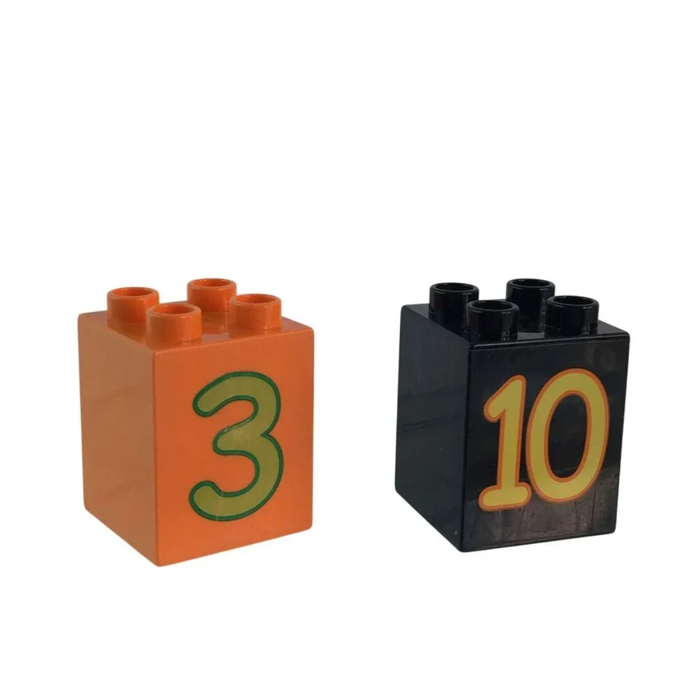 Lego Duplo Play With Numbers Counting Blocks Replacement Parts 1-10 - Picture 4 of 11